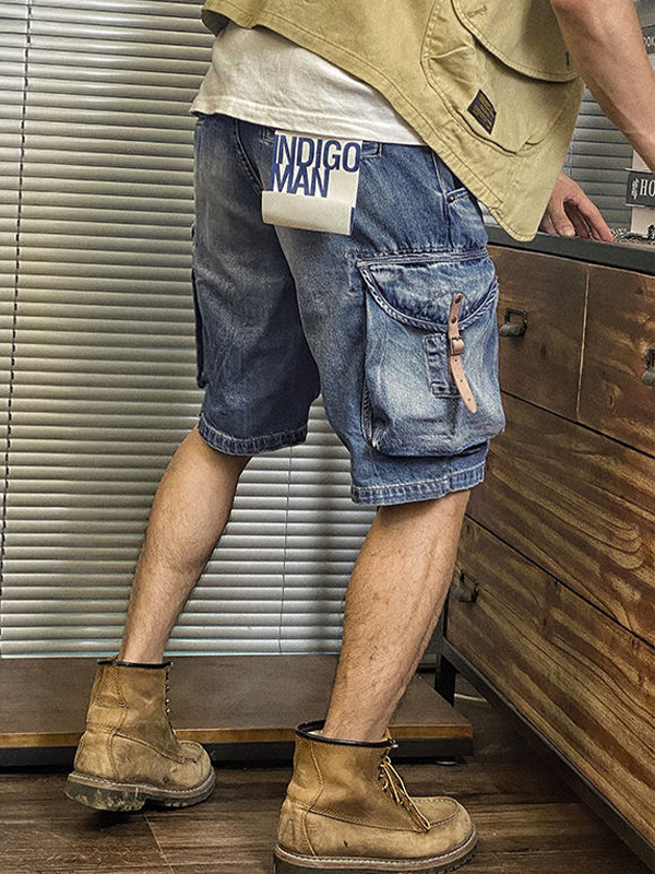 Men’s Wash Multi Pocket Shorts