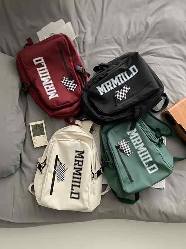 Street Letter Print Backpack