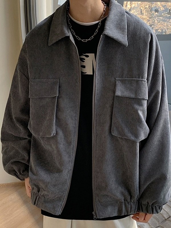Men’s Zip Up Corduroy Jacket