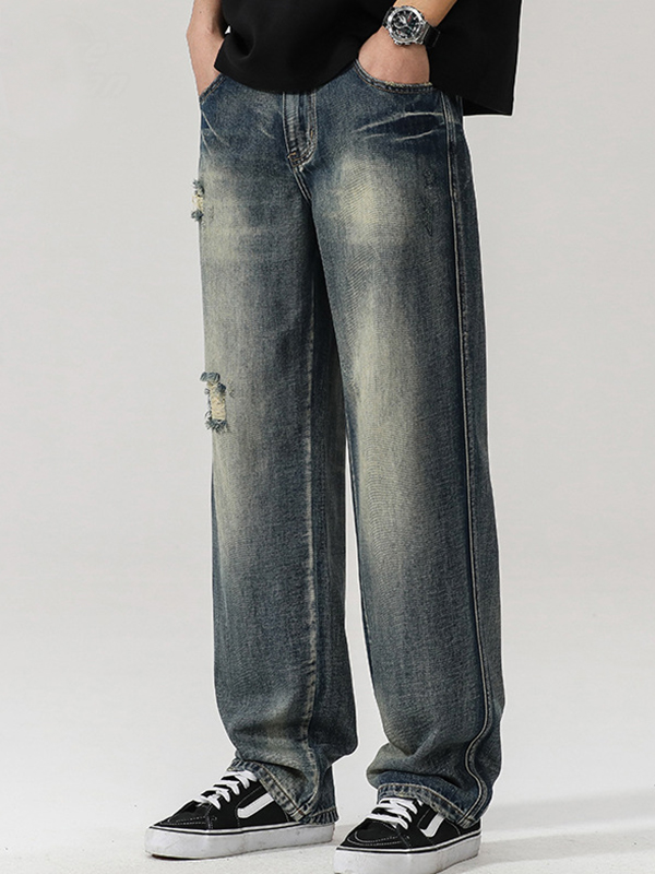 High Street Loose Straight Fit Loose Jeans