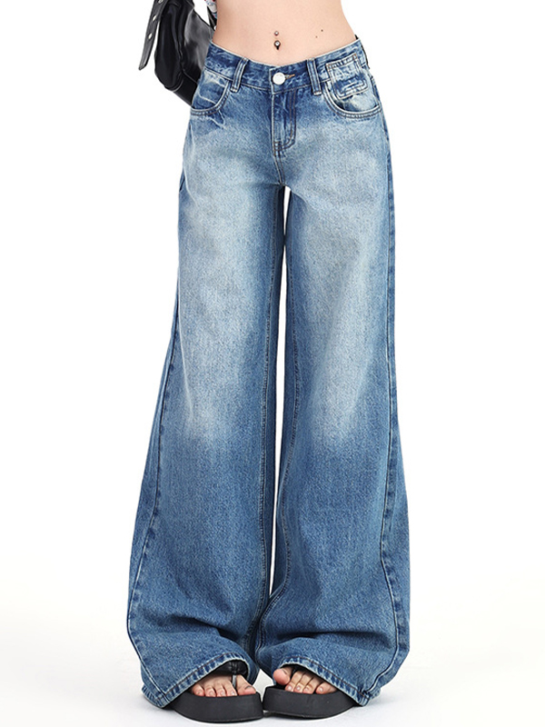 Thin Washed Loose Slimming Boyfriend Jeans