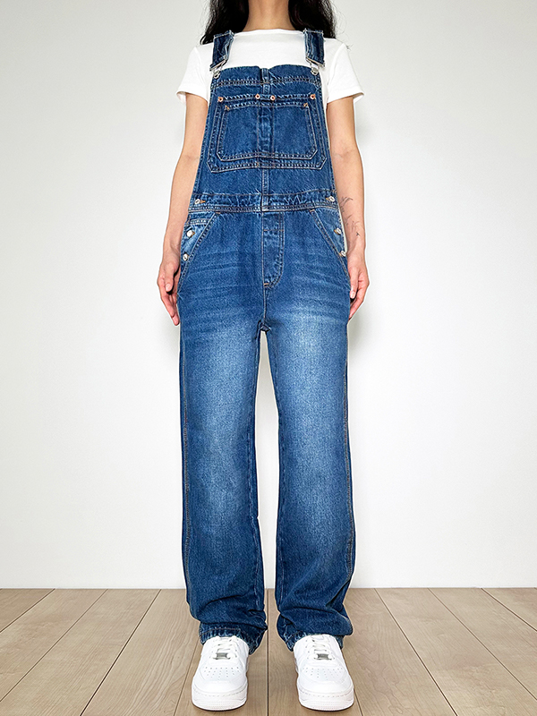 Loose casual straight fit Overall