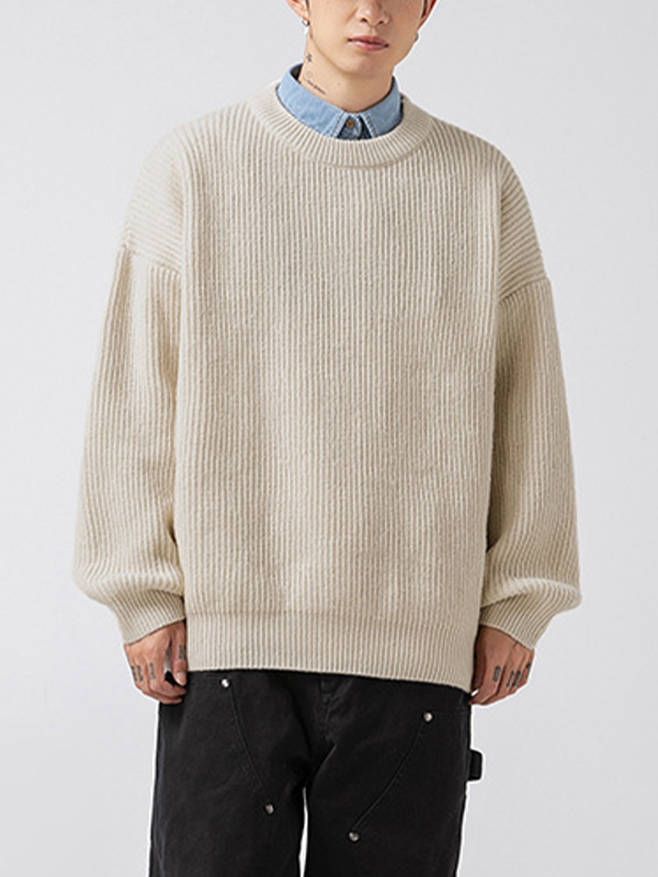 Thick Needle Pit Texture Sweater