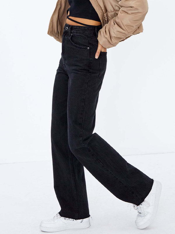 Vintage Loose Straight Boyfriend Jeans