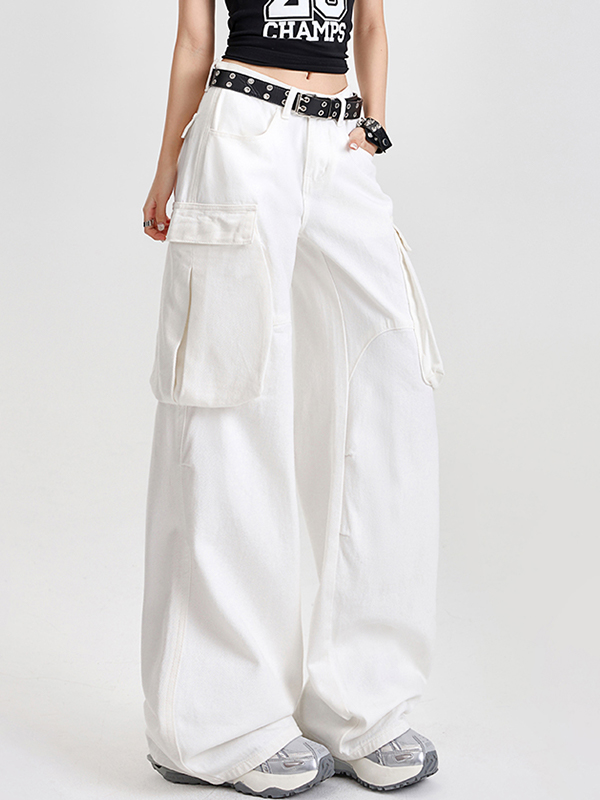 Loose-Fitting Straight Boyfriend Jeans