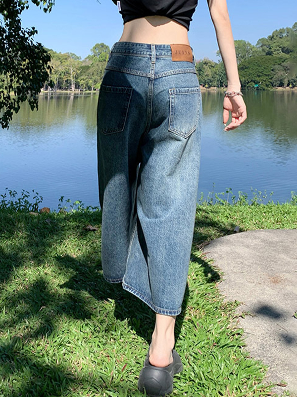 American Vintage Loose Denim Shorts