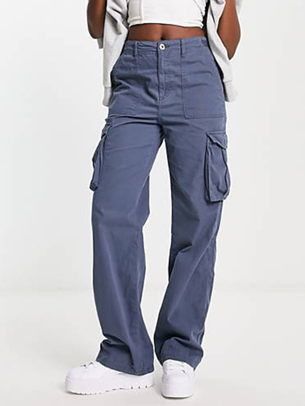 Versatile High Rise Multi Pocket Cargo Pants