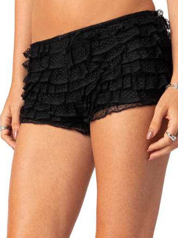 Lace Multi Layered Shorts