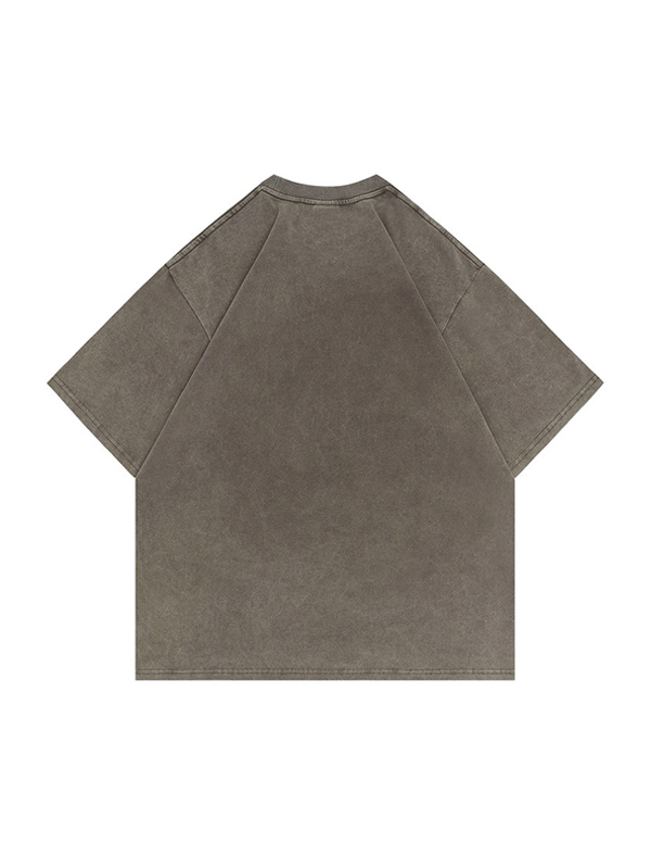 Men’s Street Print Oversized Short Sleeve Tee