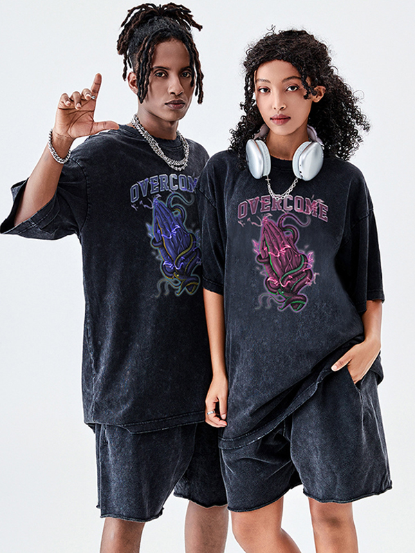 Men’s Unisex Street Oversized Short Sleeve Tee