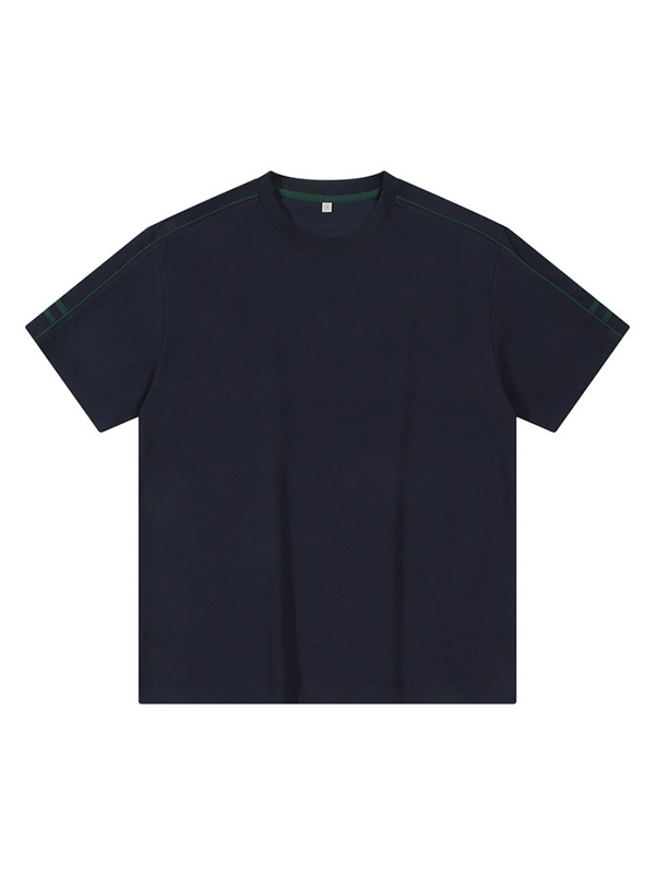 Men’s Solid Color Oversized Short Sleeve Tee