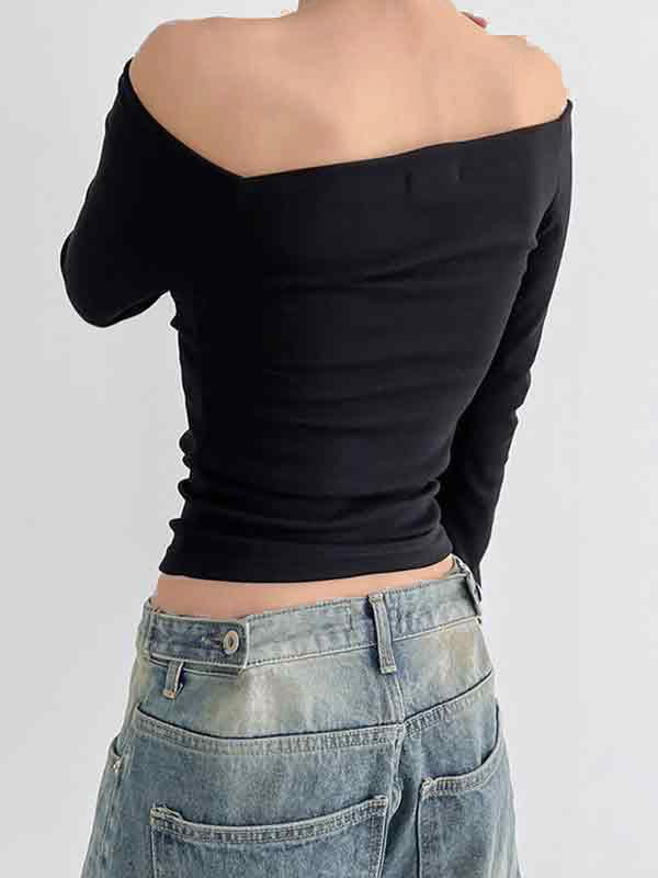 Cross Hot Diamond Long Sleeve Tee