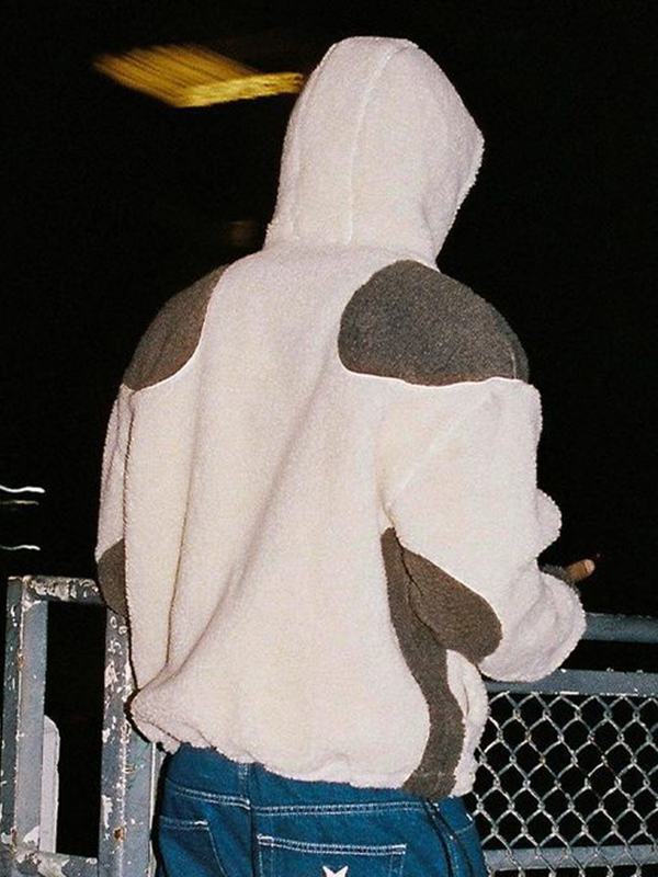 Polar Fleece Oversized Long Sleeve Hoodie