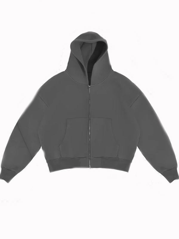 Men’s Solid Color Oversized Hoodie