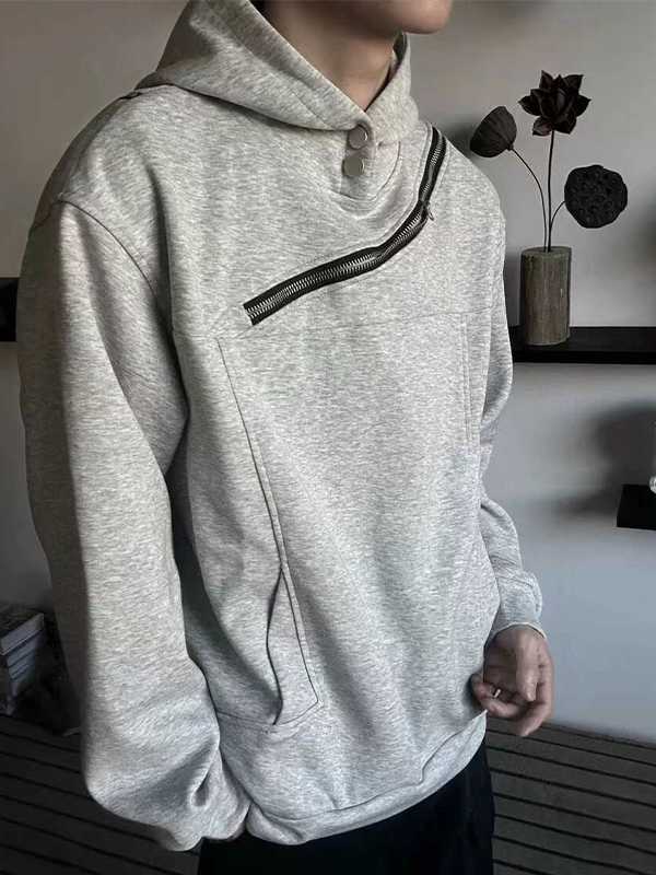 Men’s Zipper Oversized Hoodie