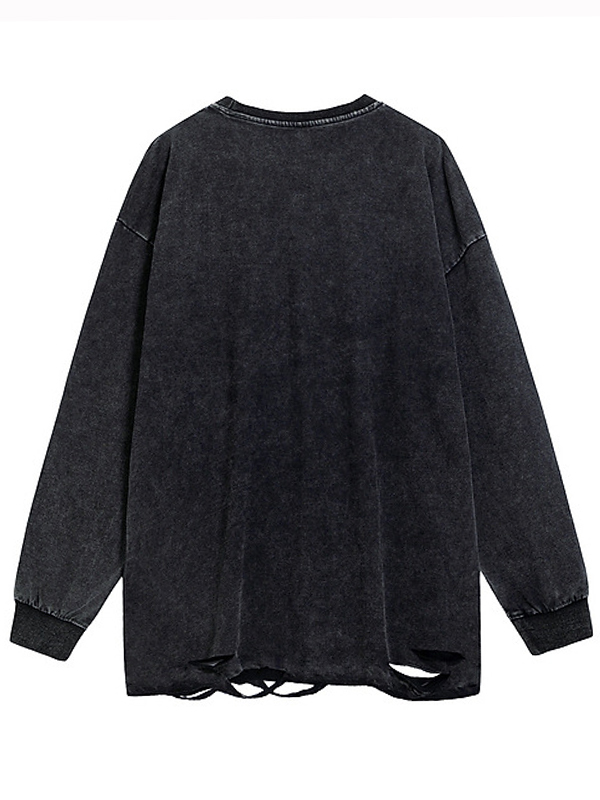 Men’s Street Oversized Long Sleeves Tee