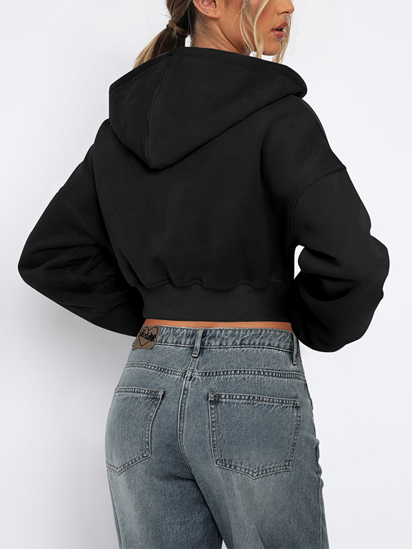 Solid Color Oversized Hoodie