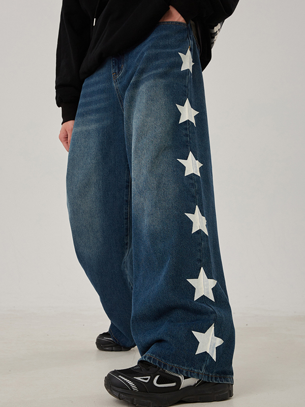 Men’s Star Loose Jeans