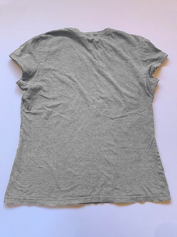 Vintage Brown Guitar Print Short Sleeve Tee