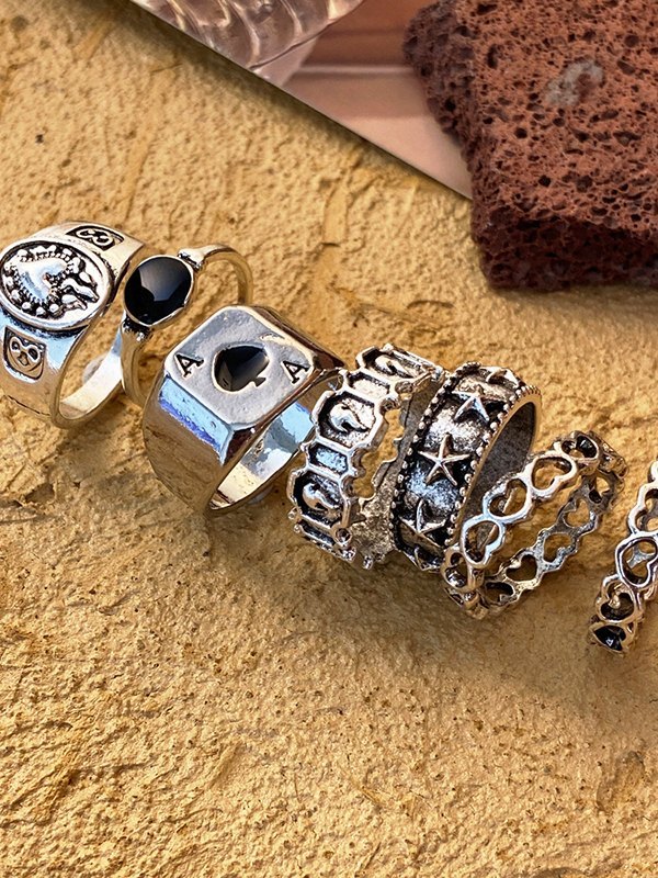 7Pcs Vintage Ring