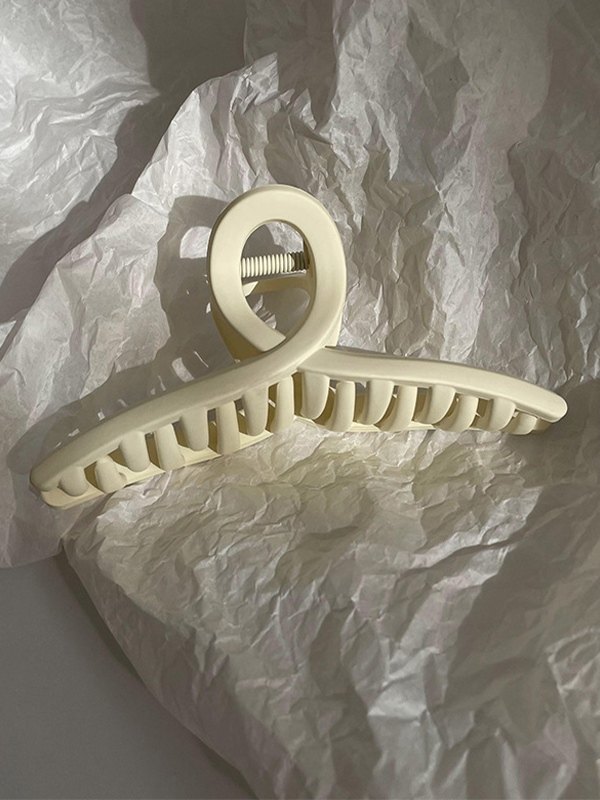 Matte Solid Color Large Hair Claw Clip