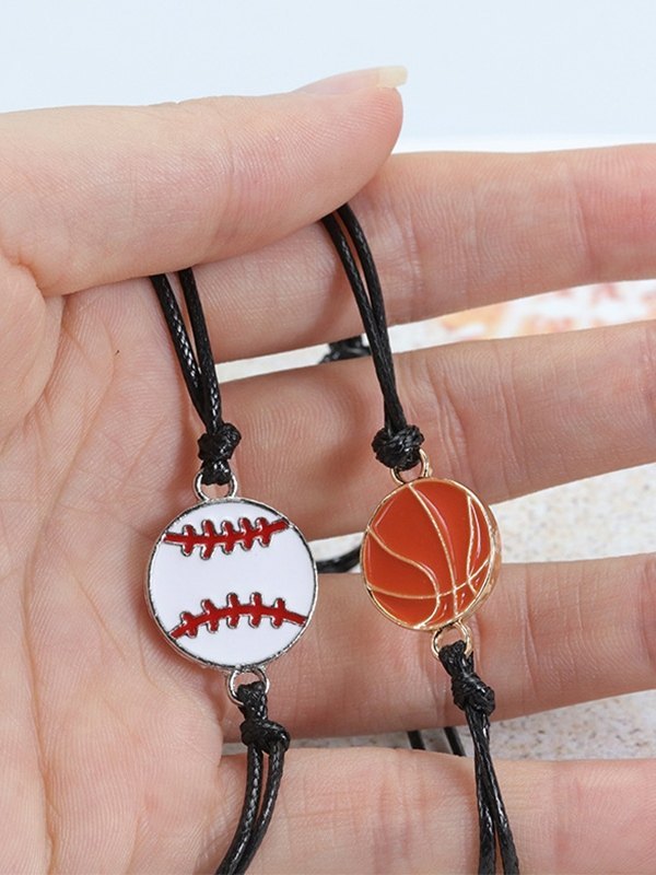 Football Soccer Sports Pendant Rope Bracelet