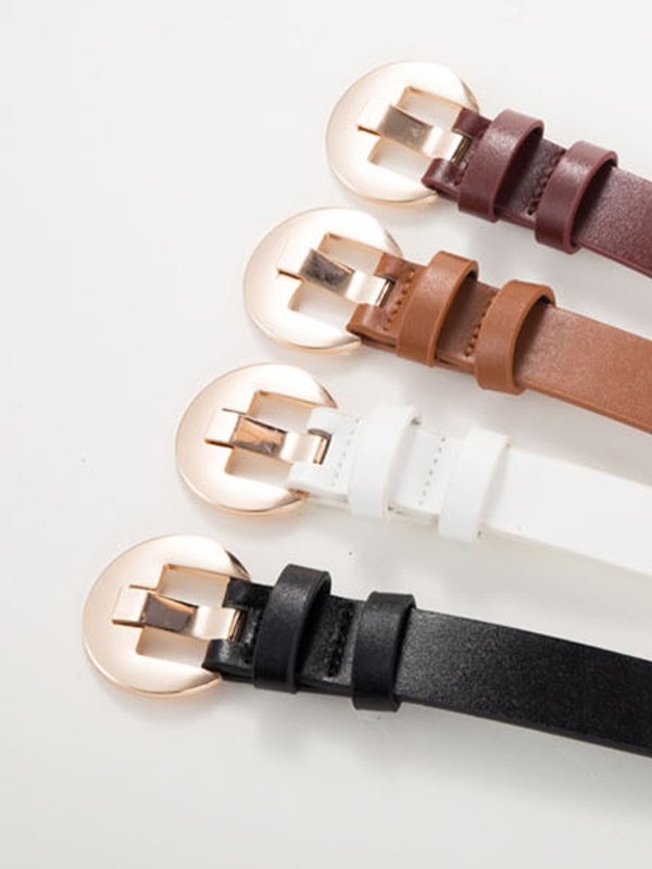 Punk Chunky Eyelet Buckle Belt