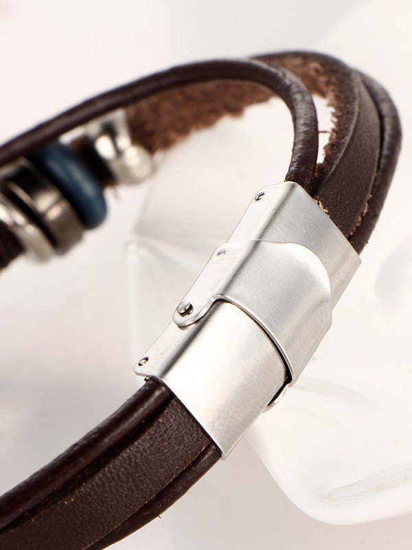 Boho Multi Layered Pu Leather Bracelet