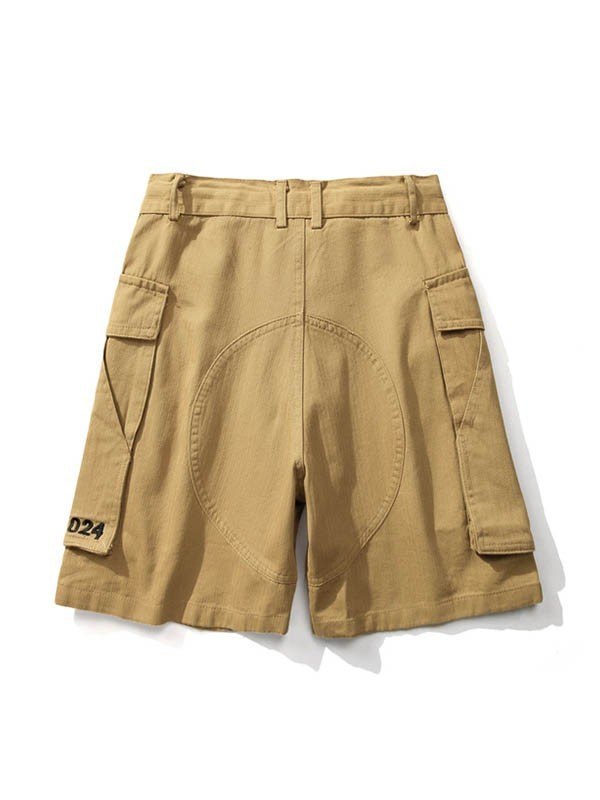 Men’s Patch Pocket Khaki Cargo Shorts