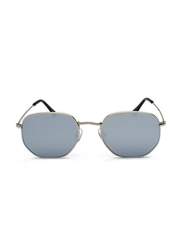 Metal Frame Polygon Sunglasses