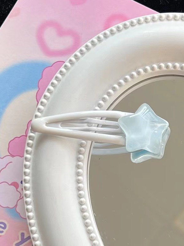 Jelly Star Charm Hair Clip