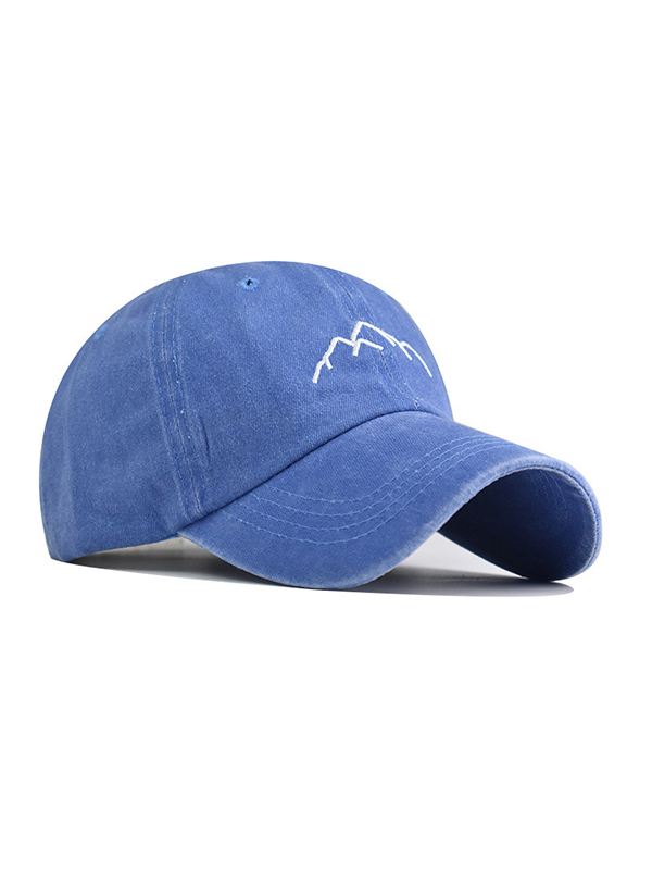 Embroidered Washed Baseball Cap