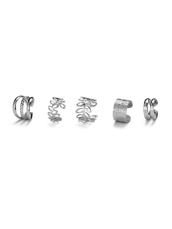 5pcs Different Simple Cuff Earring