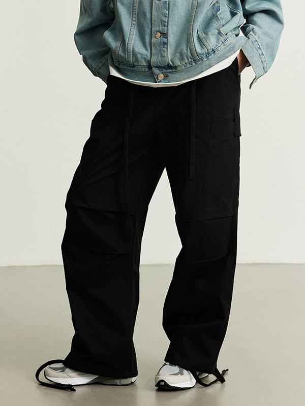 Men’s Retro Side Pocket Loose Casual Cargo Pants