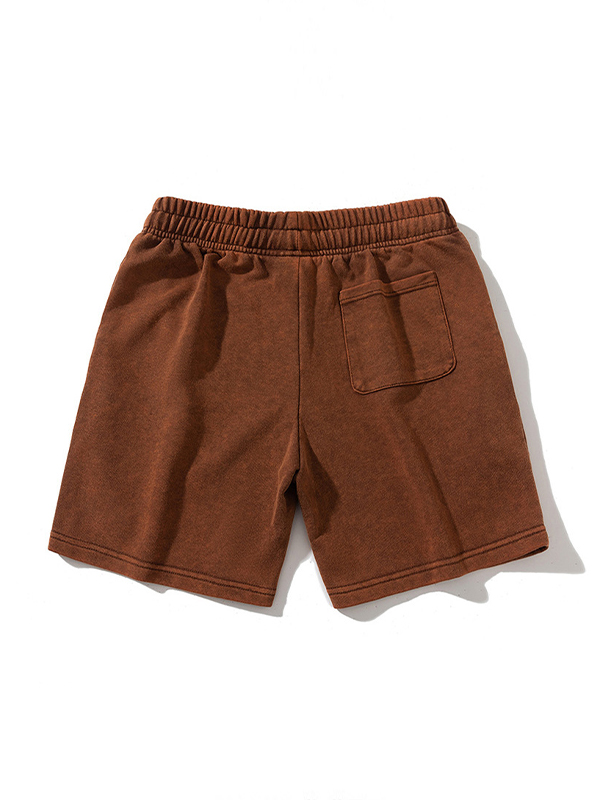 Men’s Cross Embroidery Casual Shorts