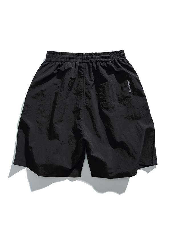 Men’S Plain Athleisure Loose Shorts